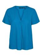 Vero Moda Shirt VMMYMILO SS V-NECK TOP WVN GA