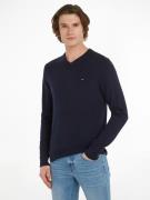 NU 20% KORTING: Tommy Hilfiger Trui met V-hals PIMA ORG CTN CASHMERE V...