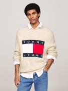 NU 20% KORTING: TOMMY JEANS Gebreide trui TJM REG MELANGE FLAG SWEATER