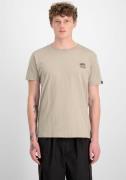 NU 20% KORTING: Alpha Industries Shirt met ronde hals Camo Logo Puff P...