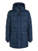 NU 20% KORTING: Calvin Klein Korte jas LONG HOODED QUILT PUFFER MW