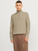 NU 20% KORTING: Jack & Jones Schipperstrui JJEPERFECT KNIT HALF ZIP SN