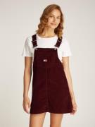 NU 20% KORTING: TOMMY JEANS Cordjurk TJW FINE CORD PINAFORE DRESS