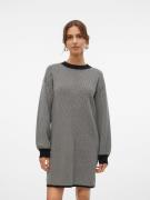 NU 20% KORTING: Vero Moda Gebreide jurk VMBLUSH HERRINGBONE LS O-NECK ...