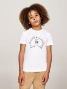 NU 20% KORTING: Tommy Hilfiger T-shirt NAUTICAL ARCH PRINTED REG TEE S...