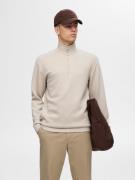 SELECTED HOMME Sweatshirt SLHEMANUEL SOFT ZIP HIGH NECK SWEAT NOOS