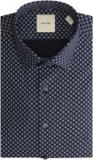 Calvin Klein Overhemd met lange mouwen POPLIN 2TONES PRINT SLIM SHIRT