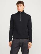 NU 20% KORTING: Jack & Jones Schipperstrui JJEPERFECT KNIT HALF ZIP SN