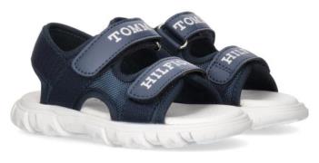 NU 20% KORTING: Tommy Hilfiger Sandalen LOGO VELCRO SANDAL zomerschoen...