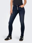 NU 20% KORTING: Only Skinny fit jeans ONLHUSH MID SK VIS BUTTON DNM BO...