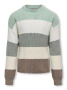 NU 20% KORTING: KIDS ONLY Gebreide trui KOGSANDY L/S STRIPE PULLOVER K...