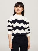 Tommy Hilfiger Gebreide trui WAVY STRIPE SWEATER