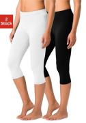 NU 20% KORTING: vivance active Caprilegging met rubberen tailleband, l...