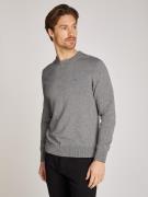 Calvin Klein Trui met ronde hals MOULINE CN SWEATER met geborduurd log...