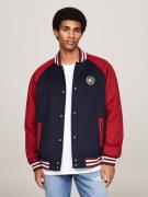 NU 20% KORTING: TOMMY JEANS Bomberjack TJM WOOL BLEND CREST BOMBER