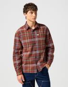 Wrangler Overhemd met lange mouwen FRAYED PLAID SHIRT