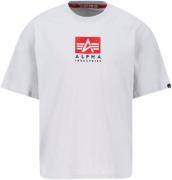 NU 20% KORTING: Alpha Industries Shirt met ronde hals Satin Logo T