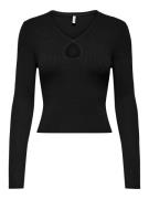 NU 20% KORTING: Only Trui met V-hals ONLMEDDI LS PEEK A BOO V-NECK CC ...