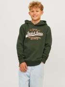 NU 20% KORTING: Jack & Jones Junior Hoodie JJELOGO SWEAT HOOD 2 COL 24...