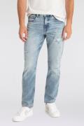 Boss Orange Regular fit jeans TROY BO met leren badge