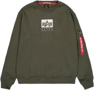 NU 20% KORTING: Alpha Industries Sweatshirt Satin Logo Sweater