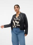 NU 20% KORTING: Vero Moda Curve Imitatieleren jack VMCFAVODONA COATED ...