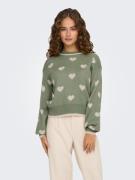 NU 20% KORTING: JDY Trui met ronde hals JDYROMANCE L/S JACQ. PULLOVER ...