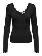 Only Trui met V-hals ONLJULIE LIFE LS RIB V-NECK CC KNT