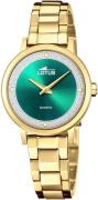 Lotus Kwartshorloge Horloge, dameshorloge, stalen armband