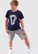 NU 20% KORTING: KIDSWORLD T-shirt short 2-delig set T-shirt + sweat sh...