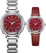 Citizen Solarhorloge Horloge, dameshorloge, diamanten, saffierglas, st...