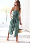 NU 20% KORTING: Vivance Bandeau-jumpsuit van gekreppte viscose, elegan...