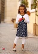 NU 20% KORTING: KIDSWORLD Bolero, jurk & legging 3-delig set, compleet...