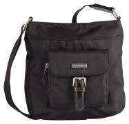 Tom Tailor Hobo-tas Rina van lichtgewicht nylon en ingewikkeld geweven...