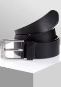 NU 20% KORTING: Tom Tailor Leren riem TTCALVIN 4 cm brede herenriem, c...