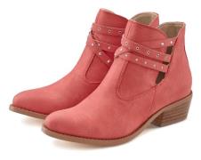 Lascana Cowboylaarsjes Cowboy boots, enkel laars met sierbanden & blok...