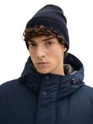 NU 20% KORTING: Tom Tailor Denim Beanie met geborduurd logo