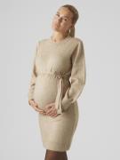 Mamalicious Positiejurk MLNEWANNE L/S ABK KNIT DRESS A. NOOS