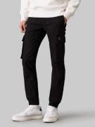 Calvin Klein Cargobroek SKINNY CARGO met logopatch