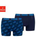 NU 20% KORTING: PUMA Boxershort met brede logoband (2 stuks, Set van 2...