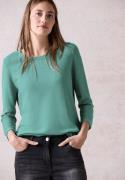 NU 20% KORTING: Cecil Shirt met 3/4 mouwen met structuur