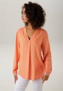 NU 20% KORTING: Aniston CASUAL Blouse zonder sluiting met opvallende, ...