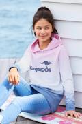 NU 20% KORTING: KangaROOS Hoodie , Lange sweatshirt met kleurverloop