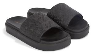 NU 20% KORTING: Tommy Hilfiger Slippers TH PLATFORM POOL SLIDE platfor...