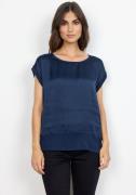 soyaconcept Shirtblouse SC-Thilde6 met boord en voorzijde van satijn, ...