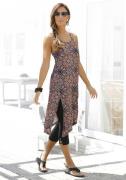 NU 20% KORTING: Beachtime Lange top met alloverprint en split, zomerju...