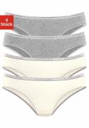 Lascana Slip elastische katoenkwaliteit (4 stuks, Set van 4)