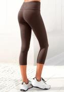 Lascana Caprilegging met brede zachte boord, loungewear