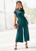 Lascana Jumpsuit in culotte-stijl met knoopdetail in de taille, elegan...