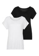 NU 20% KORTING: Vivance T-shirt met elastische zoomafwerking van visco...